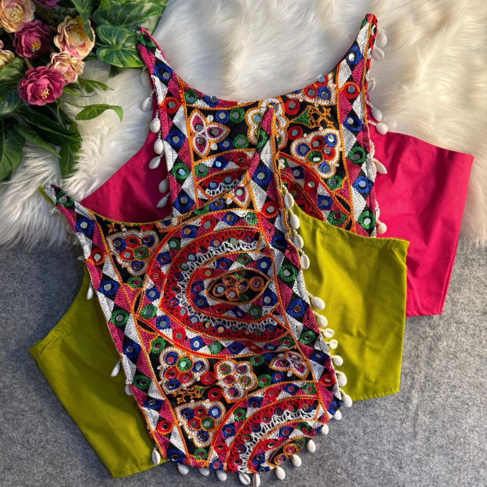 Rayon Cotton Navratri Special Blouse - Image 3