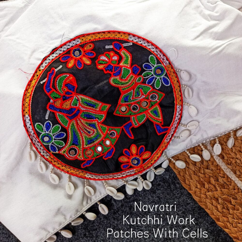 Magic Cotton Special Fancy Navratri Mirror Work Blouse - Image 3