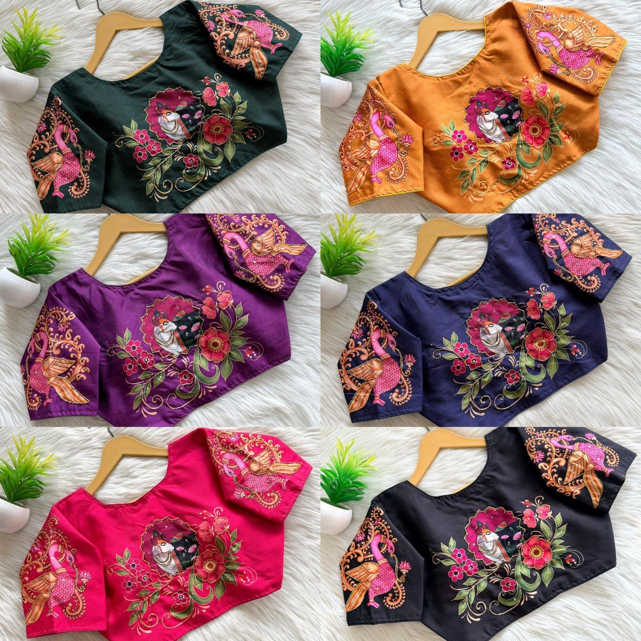 Pure Silk Flawless Design For Every Occasion Desginer Blouse - Image 3