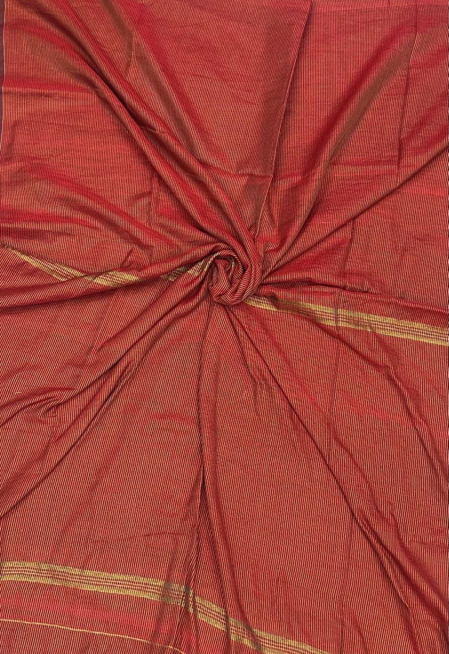 Khadi Cotton Saree With Exclusive Fancy Blouse - Image 5