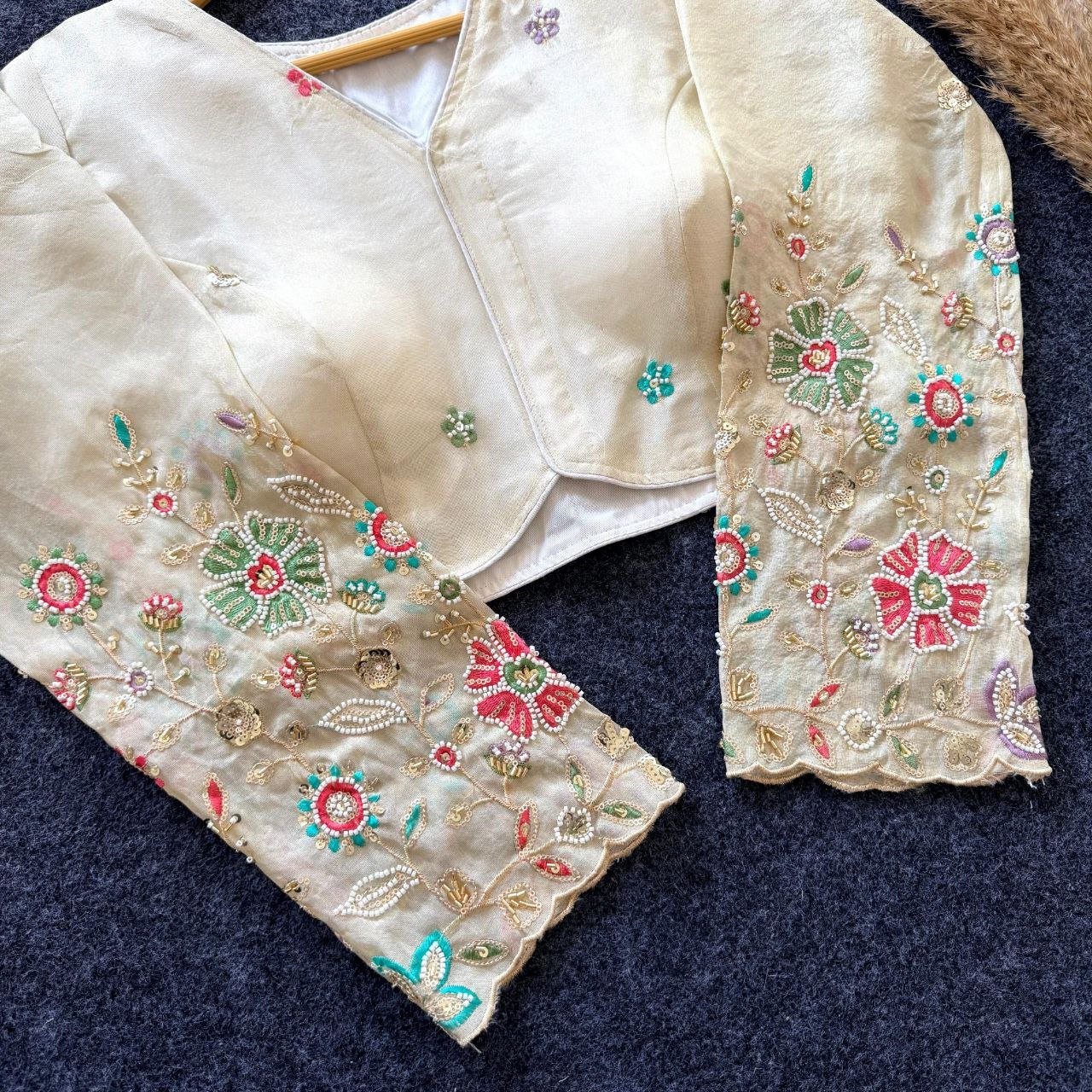 Wedding Collection Pure Silk Blouse - Image 4