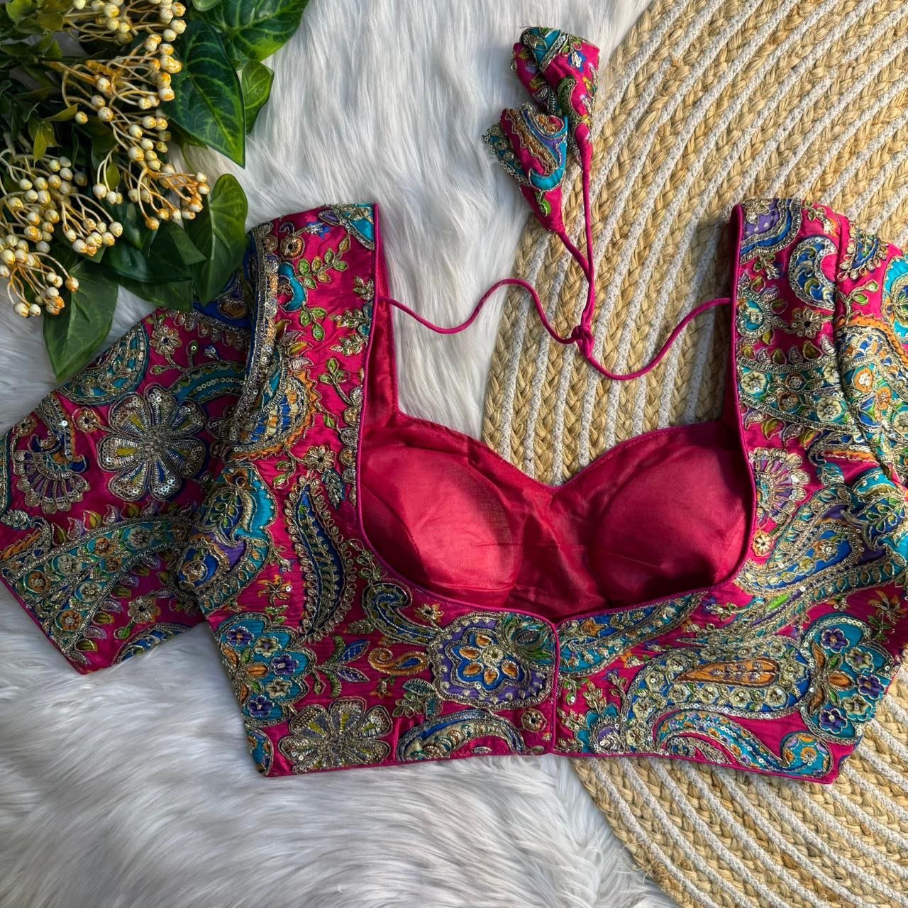 Heavy Position Work Sweetheart Neck Blouse - Image 4