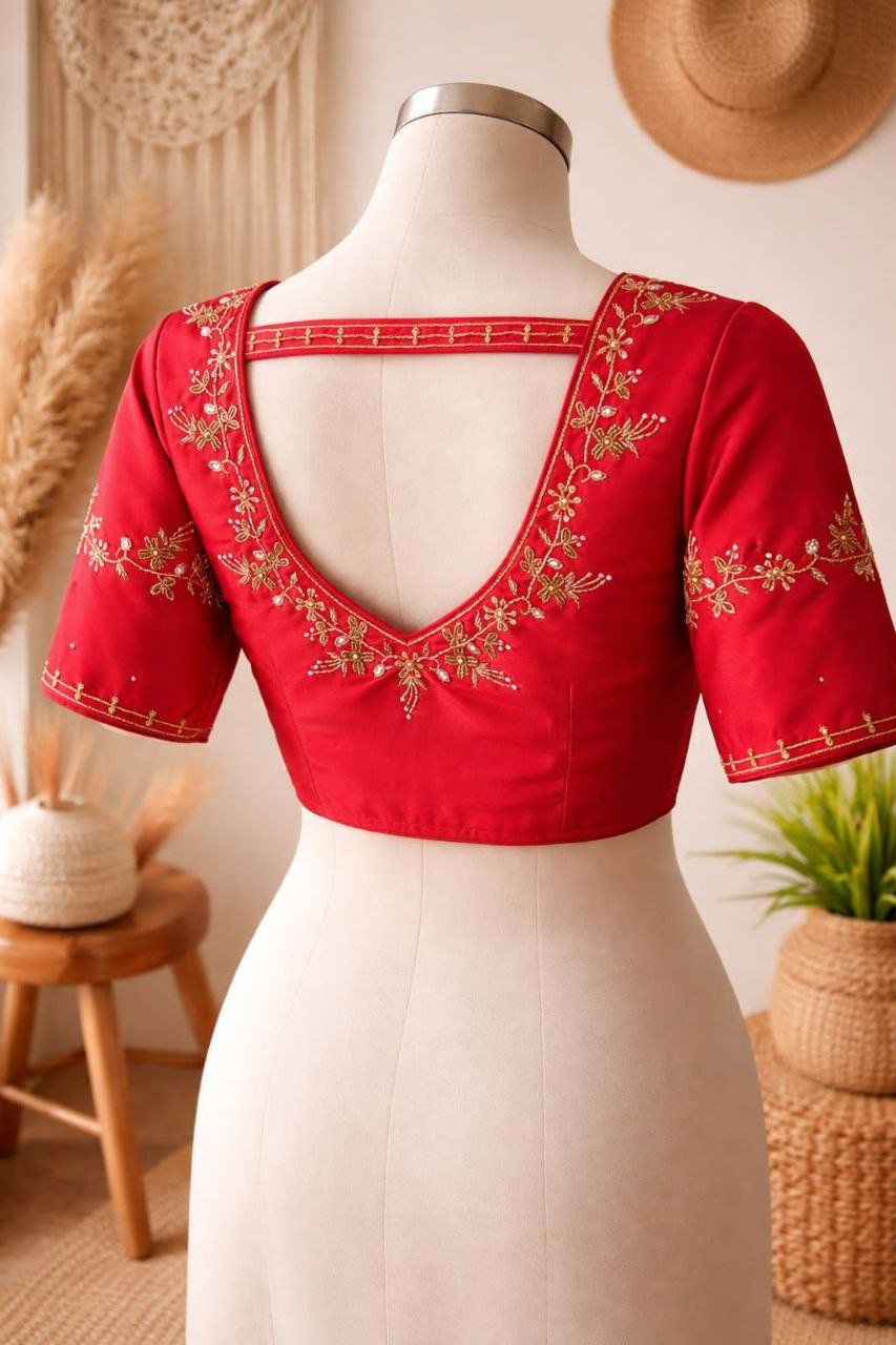 Elegant Festival Silk Blouse Collection - Image 5