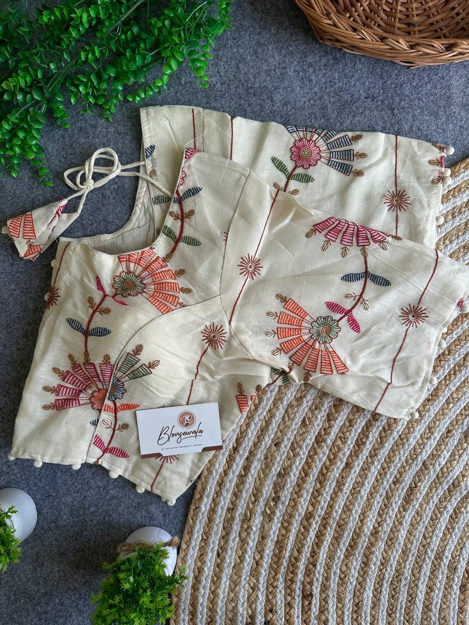 Khadi Cotton Blouse Premium Fit & Quality - Image 2