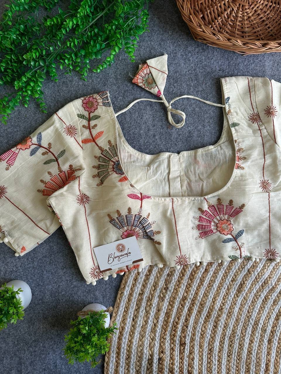 Khadi Cotton Blouse Premium Fit & Quality - Image 3